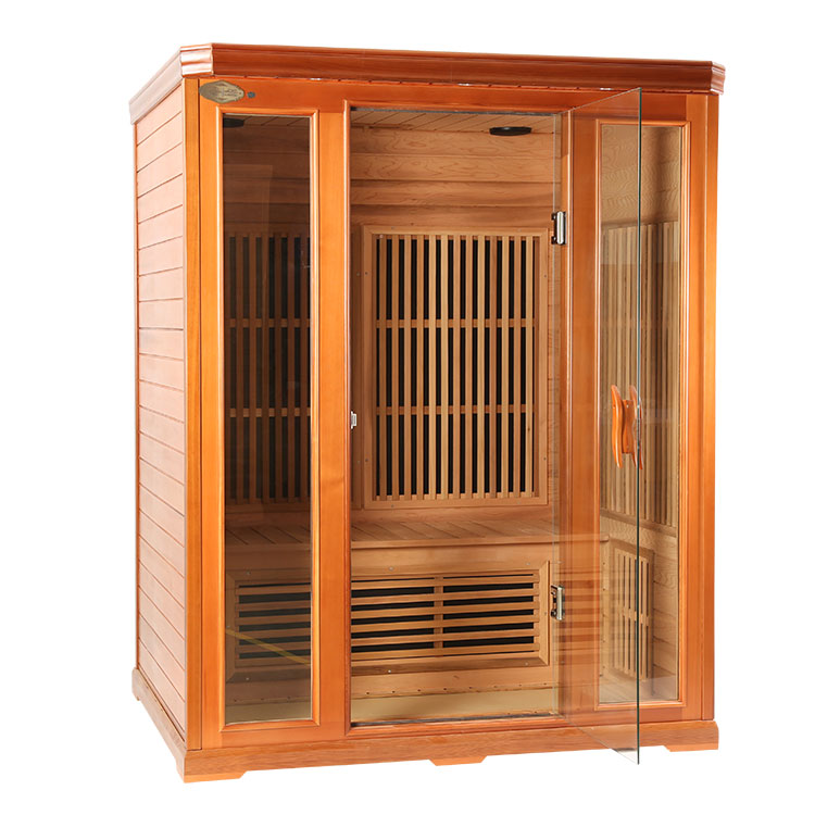 บทบาทของสามคน Red Cedar Carbon Fiber Heater Infrared Sauna(1)