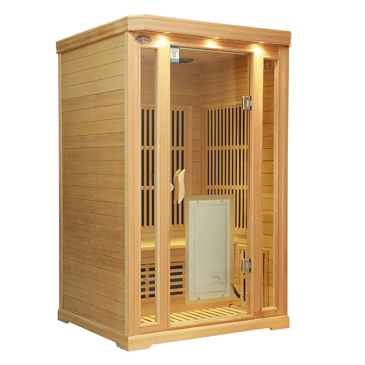 Hemlock Far Infrared Sauna ใช้ไฟและไม้ชนิดใด?