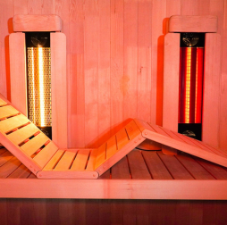 เครื่องทำความร้อนซาวน่าตามหลักสรีระศาสตร์แบบโกหก