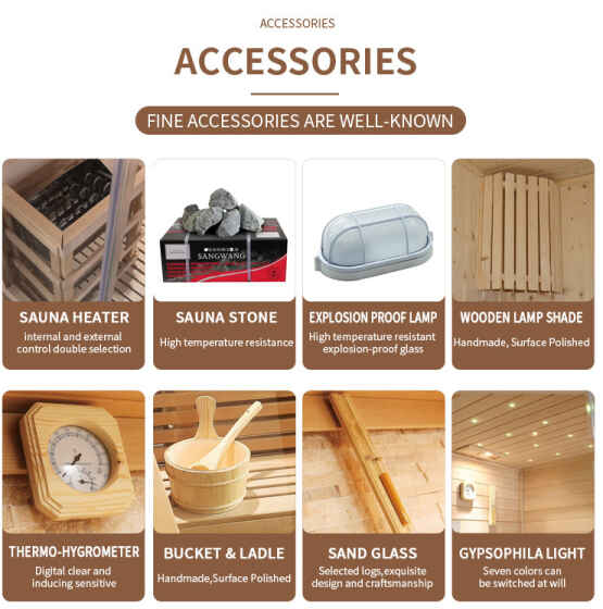 ประตูกระจกกลางแจ้ง ห้องอบไอน้ำกลางแจ้ง