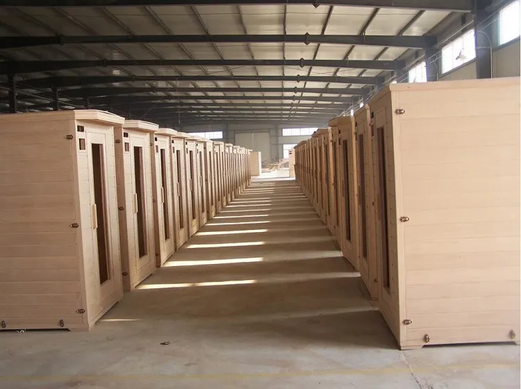 ซาวน่าอินฟราเรดไกล Hemlock กลางแจ้ง