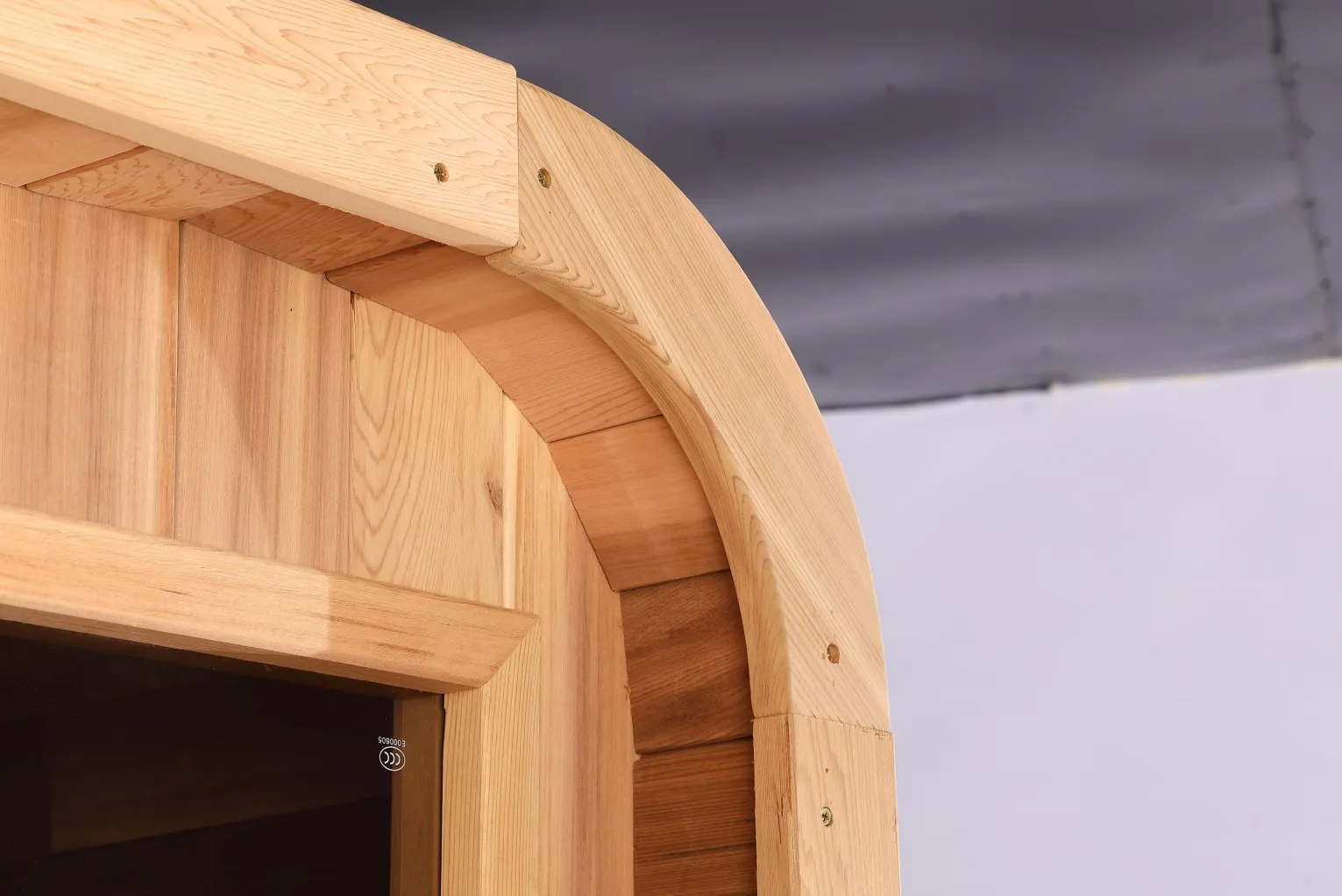 ซาวน่าอินฟราเรดไกล Hemlock กลางแจ้ง